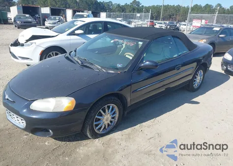 2001 Chrysler Sebring Limited из США, поврежденный, VIN 1C3EL65U51N562612